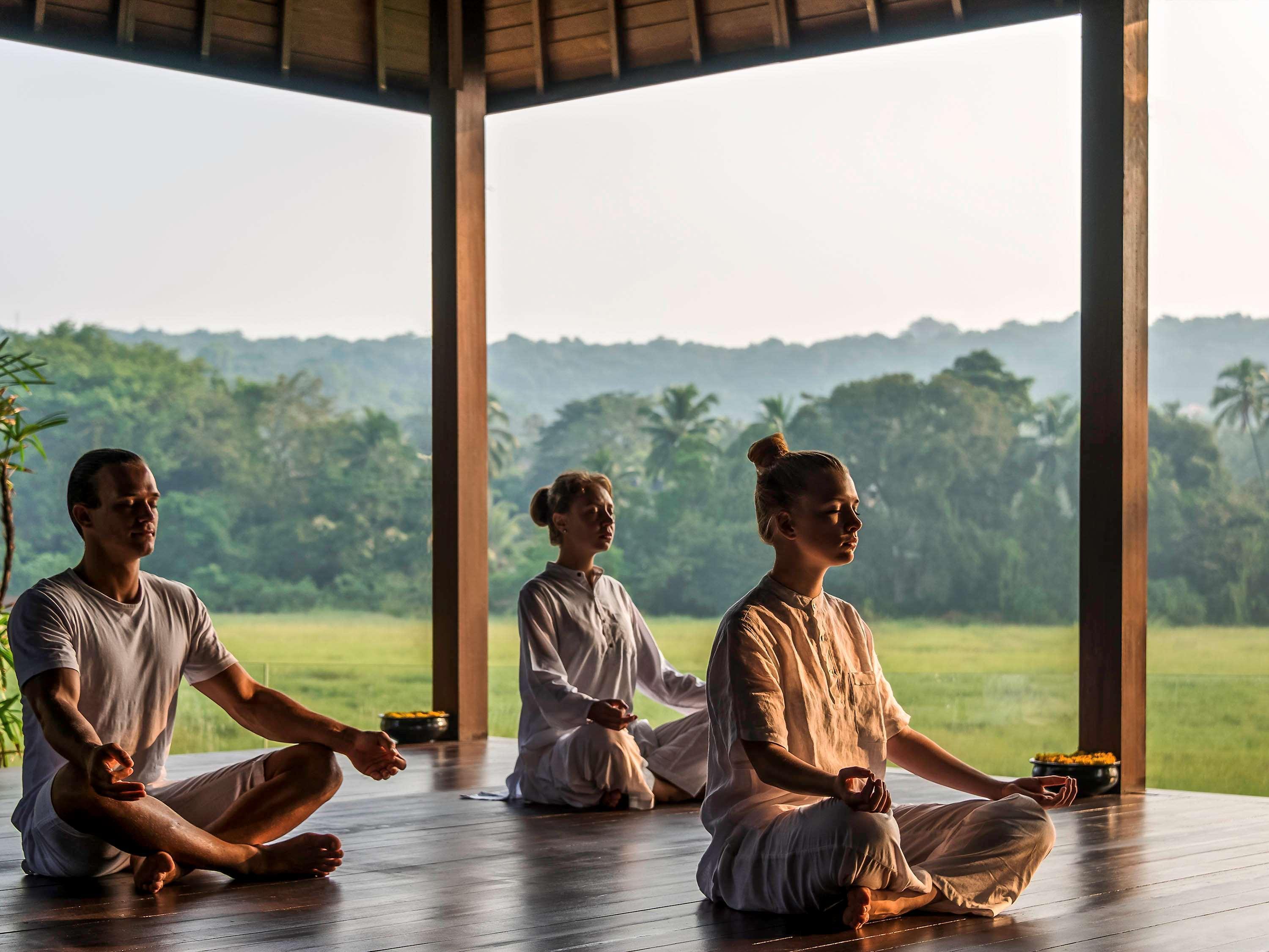 Novotel Goa Resort & Spa Candolim Exterior foto Meditation at the Banyan Retreat